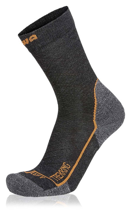 Lowa Hiking Sock Crew Trekking (Merino Wool, Honeycomb Structure) Anthracite Grey - 1 Pair